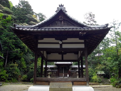 蝉丸神社 拝殿